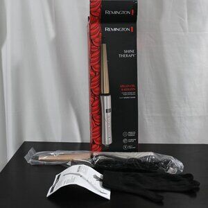 Remington Shine Therapy Argan Oil &‎ Keratin Infused 10 digital heat Open Box